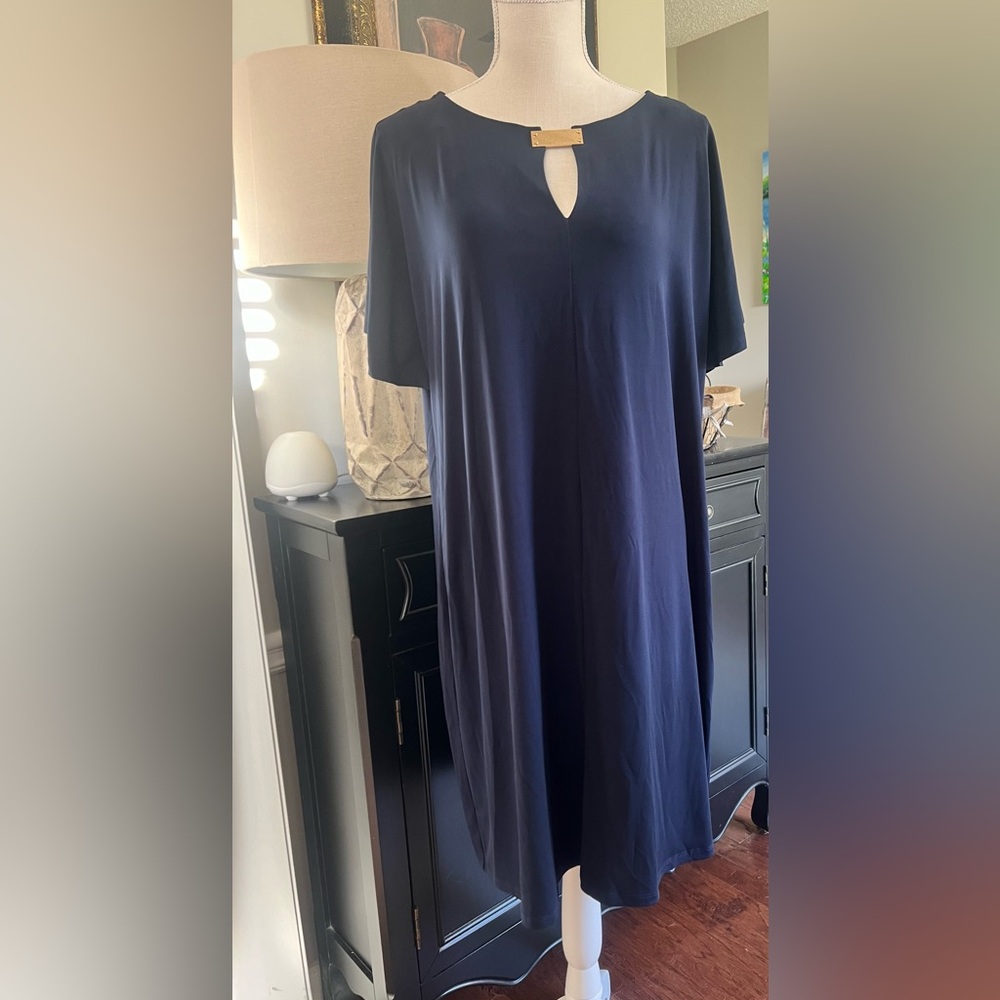 Comfy and stylish. Michael Kors dress.